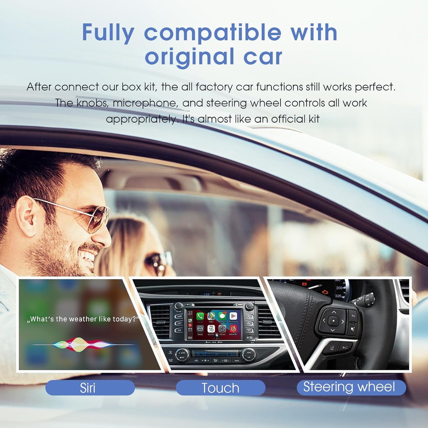 2014-2019 Toyota Carplay Retrofit Kit OEM Decoder - EZoneTronics