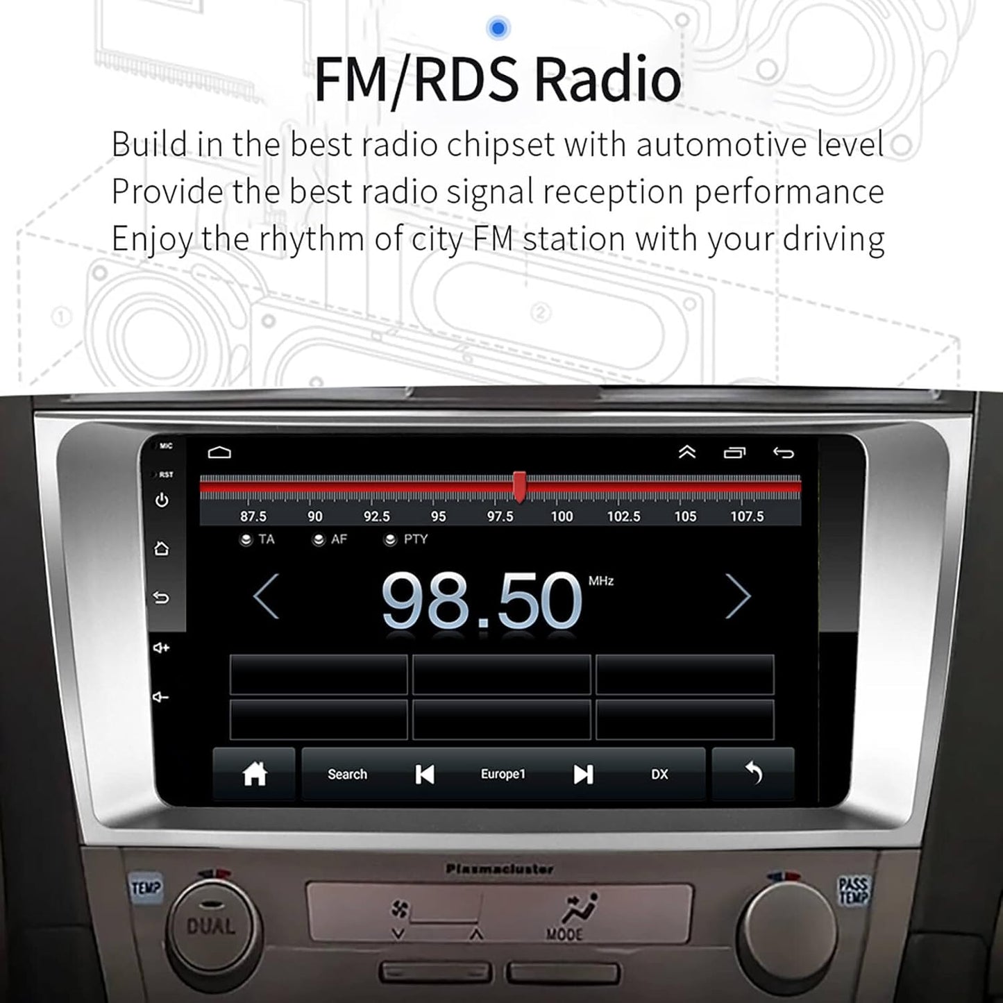 2008-2011 Toyota Camry Carplay Radio - EZoneTronics