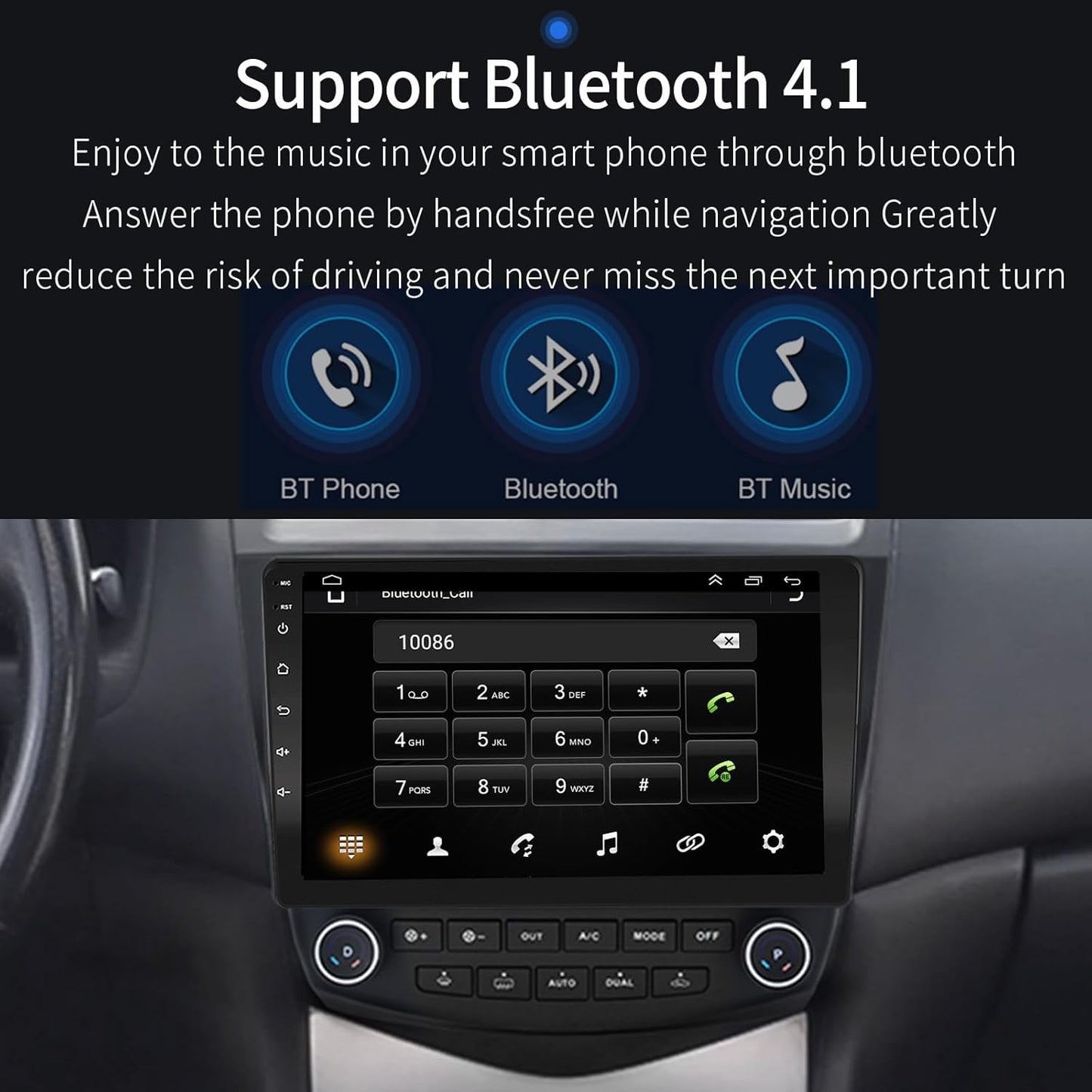 2003-07 Honda Accord Wireless Carplay Radio - EZoneTronics