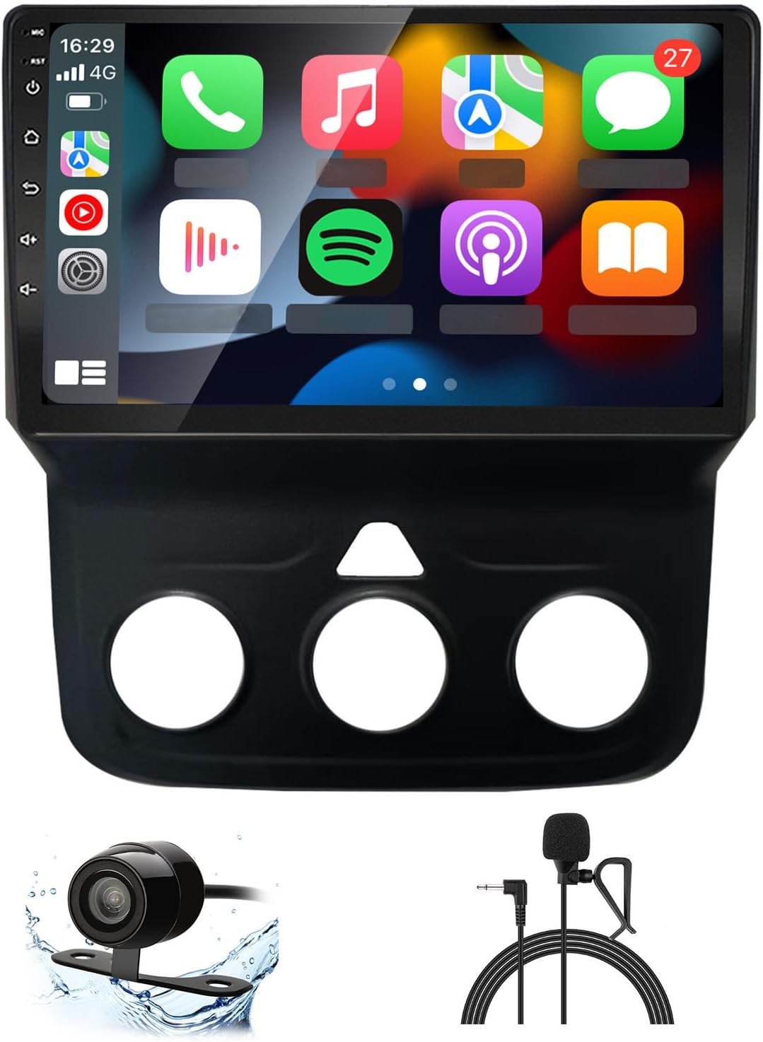 2013-2018 Dodge Ram 1500/2500/3500(Only fit Manual AC) Carplay Radio - EZoneTronics