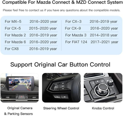 Mazda 2/3/6/CX3/CX5/CX9/MX5 2015-2020 Year Carplay Retrofit-Kit TK78-66-9U0C 00008FZ34 - EZoneTronics