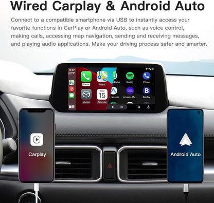 Mazda 2/3/6/CX3/CX5/CX9/MX5 2015-2020 Year Carplay Retrofit-Kit TK78-66-9U0C 00008FZ34 - EZoneTronics