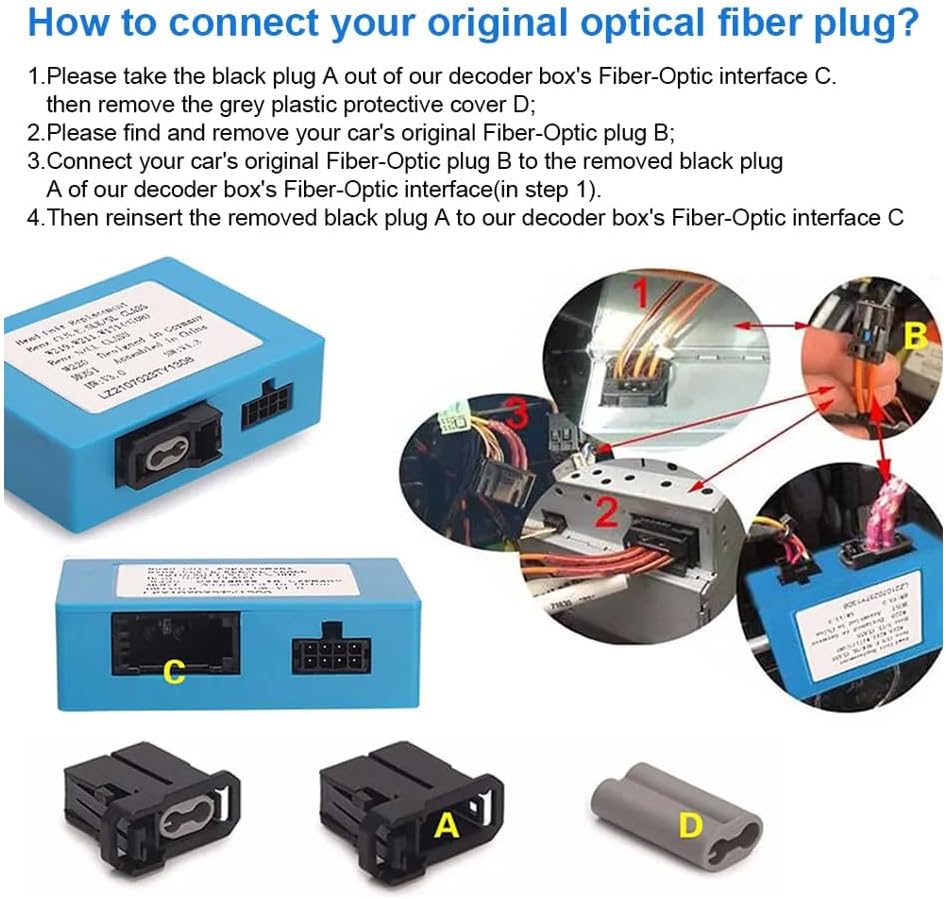 Porsche Cayenne(2004-2016) / 911(2004-2015) / Boxs TER(2004-2015) Fiber Optic Decoder - EZoneTronics
