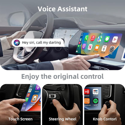 Mini Wireless CarPlay Adapter Android Auto Dongle for Cars - EZoneTronics