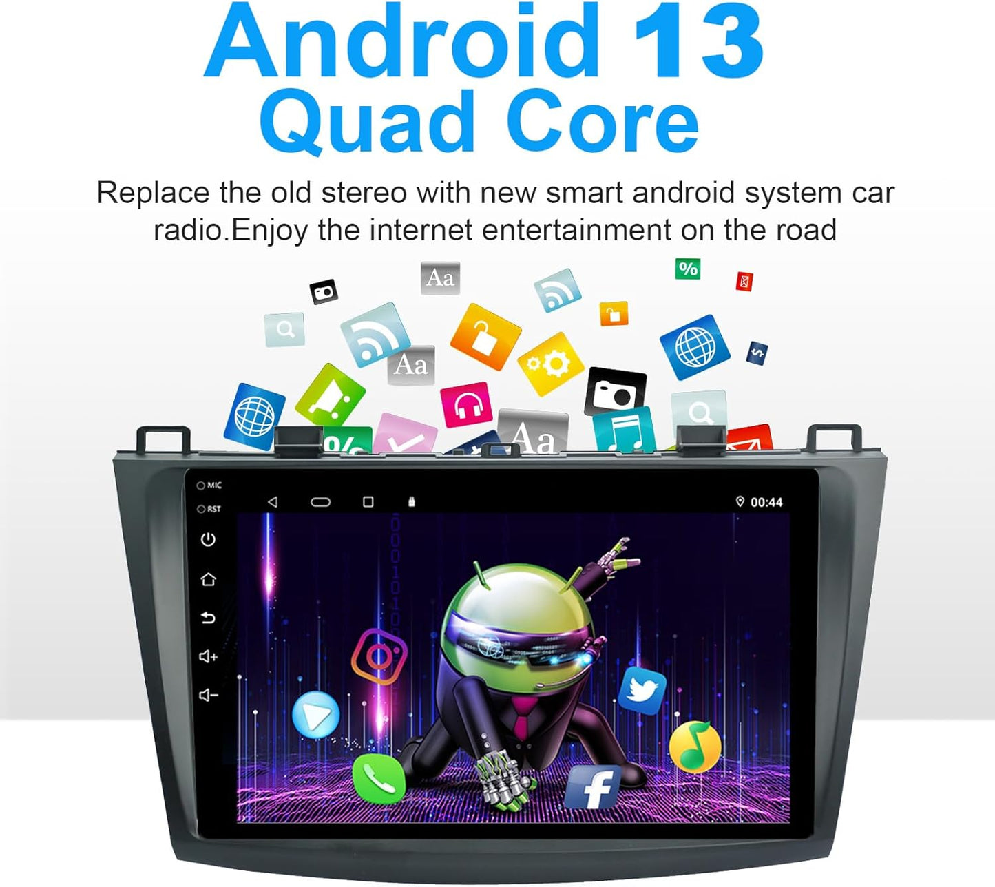 2010-2013 Mazda 3 Wireless Carplay Radio - EZoneTronics