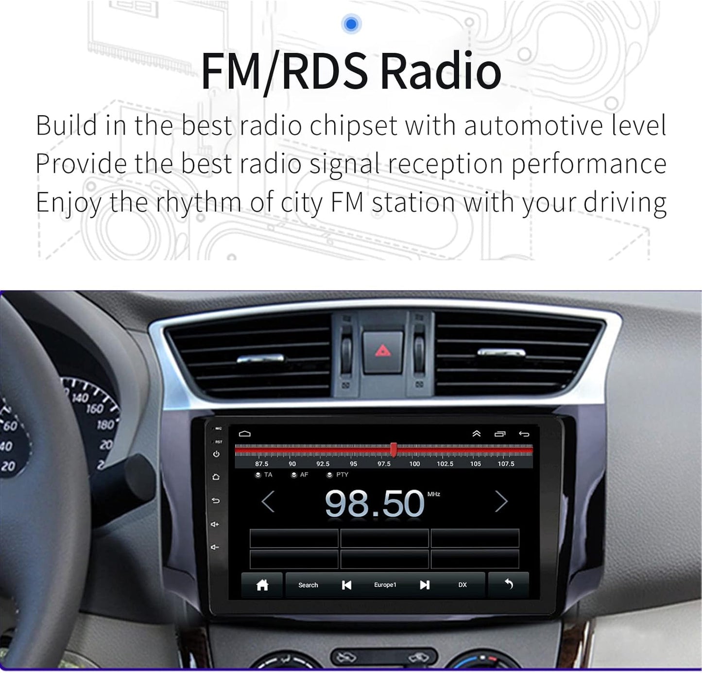 2013-2017 Nissan Sentra Wireless Carplay Radio - EZoneTronics
