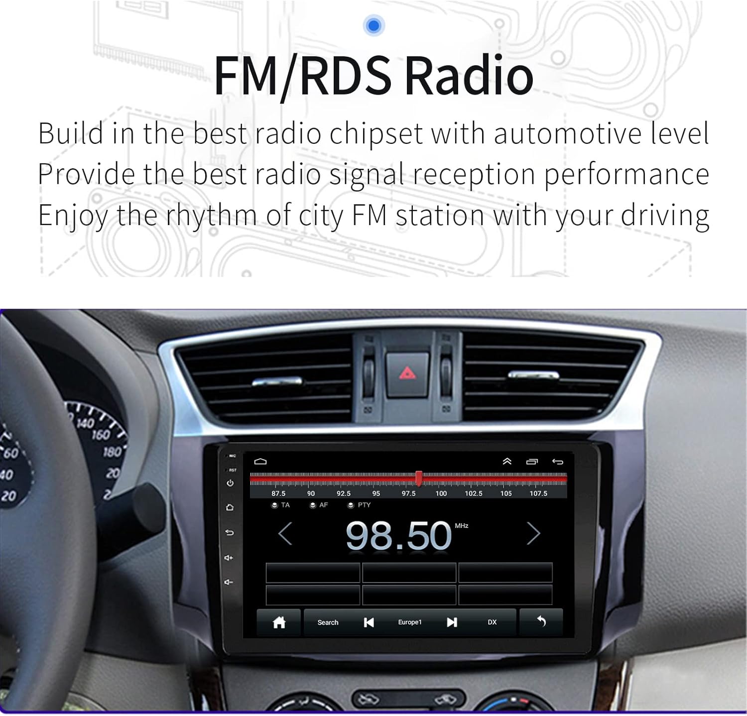 2013-2017 Nissan Sentra Wireless Carplay Radio - EZoneTronics