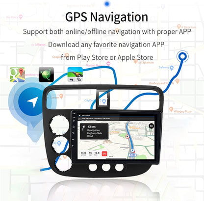 2001-2005 Honda Civic Carplay Radio - EZoneTronics