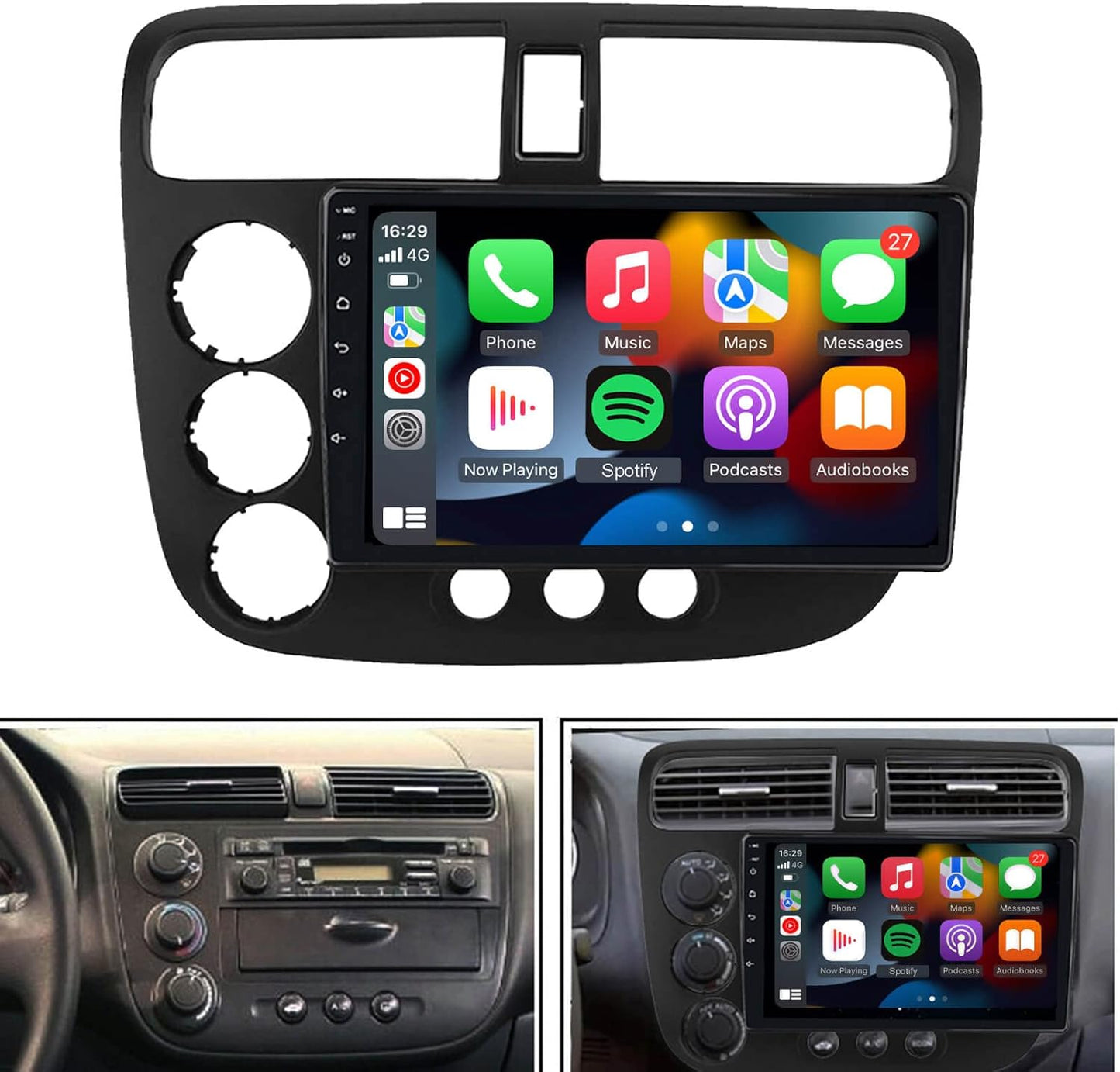 2001-2005 Honda Civic Carplay Radio - EZoneTronics