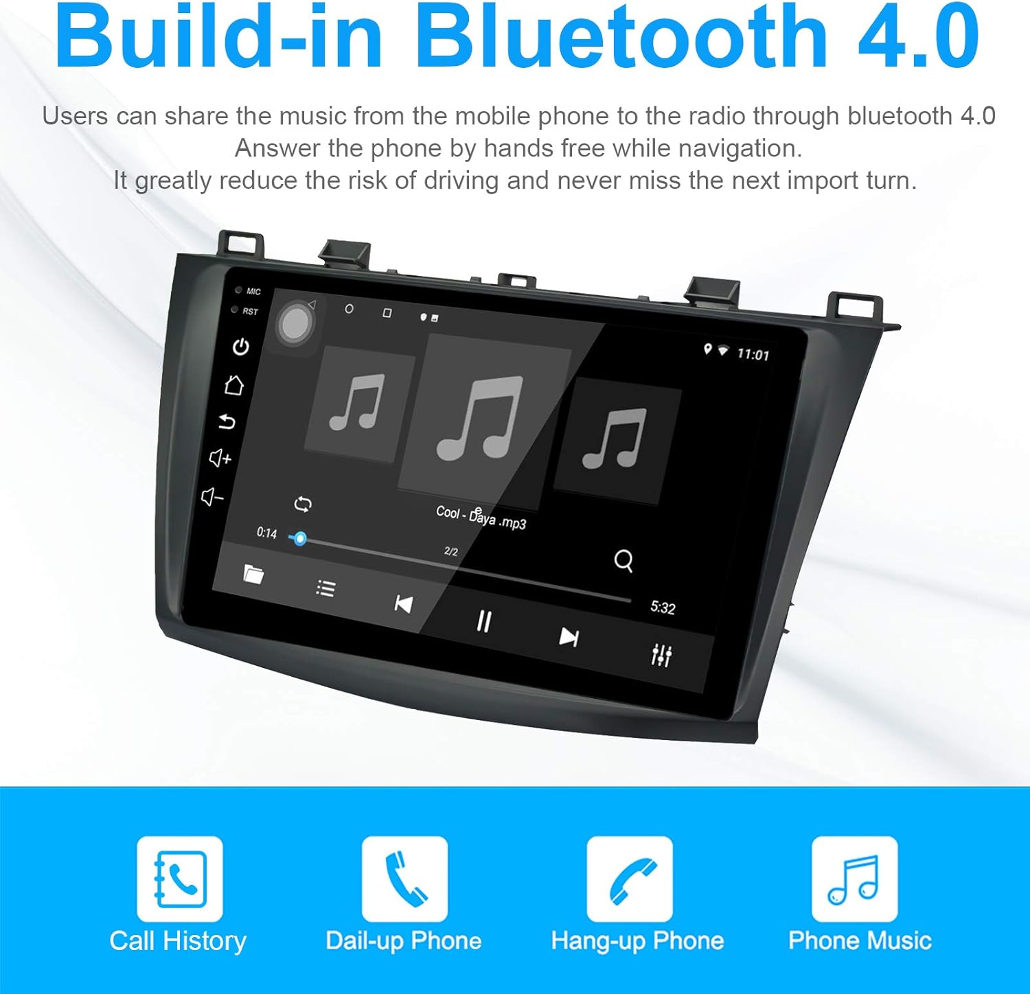 2010-2013 Mazda 3 Wireless Carplay Radio - EZoneTronics
