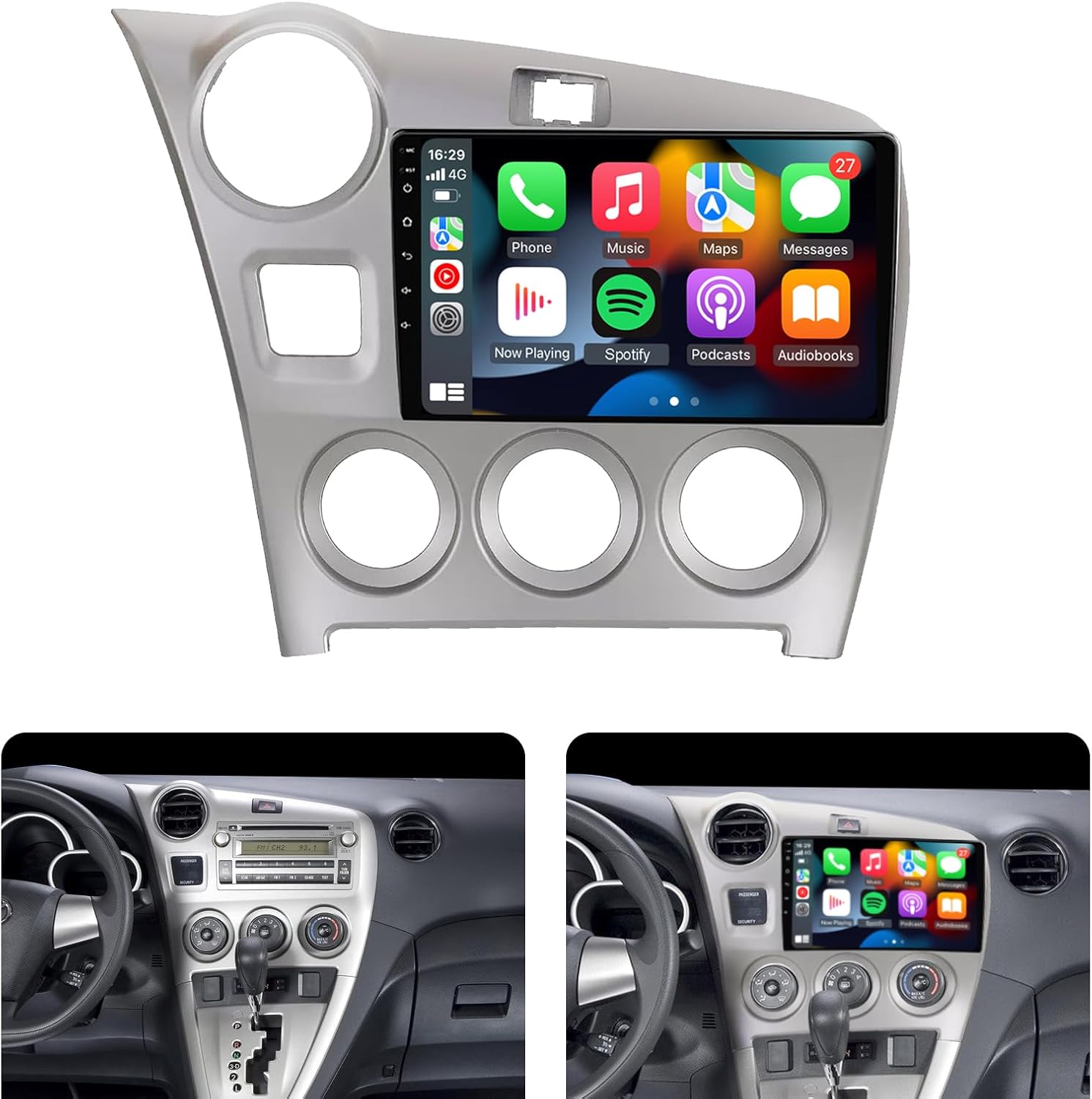 2009-2014 Toyota-Matrix Wireless Carplay Radio - EZoneTronics