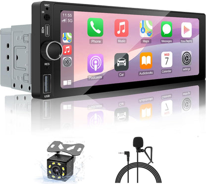 【Type-C&USB】 Single Din Wireless Carplay Radio - EZoneTronics