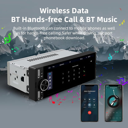 6.36 Inch Single Din Carplay Radio - EZoneTronics