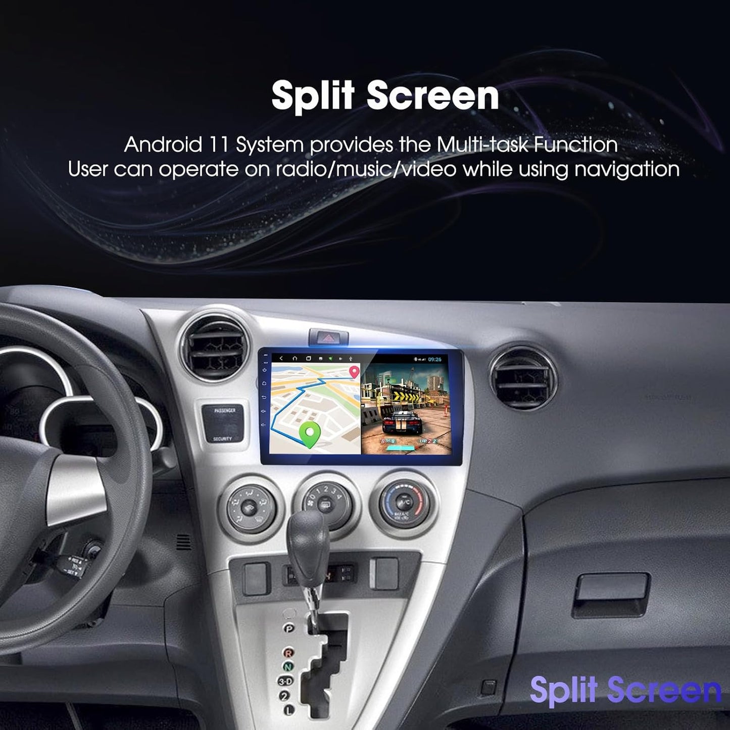 2009-2014 Toyota-Matrix Wireless Carplay Radio - EZoneTronics