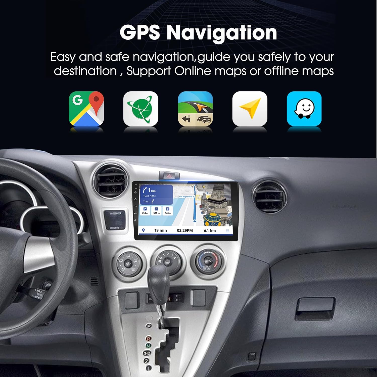 2009-2014 Toyota-Matrix Wireless Carplay Radio - EZoneTronics