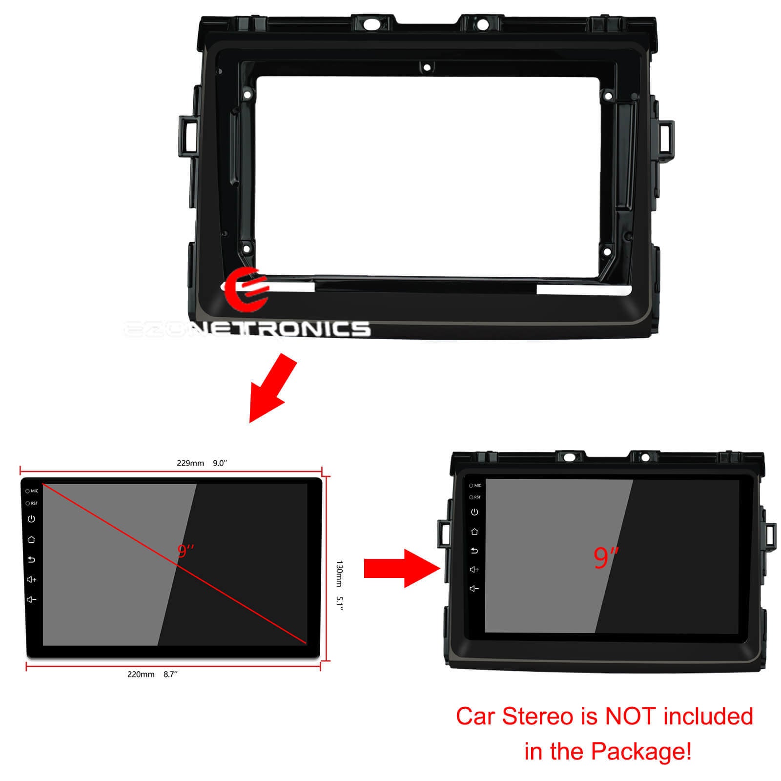 For TOYOTA PREVIA ESTIMA 2010-2018 - Ezonetonics